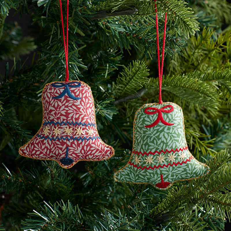 Holiday Chic Reversible Ornaments, Set of 2