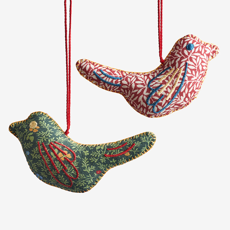 Holiday Chic Reversible Ornaments, Set of 2