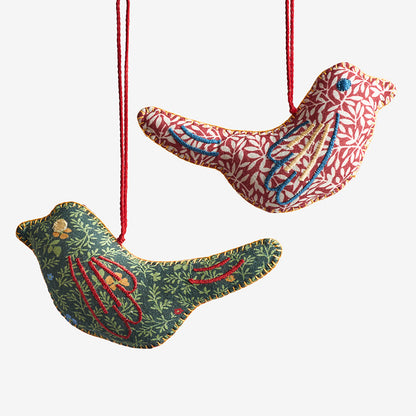 Holiday Chic Reversible Ornaments, Set of 2