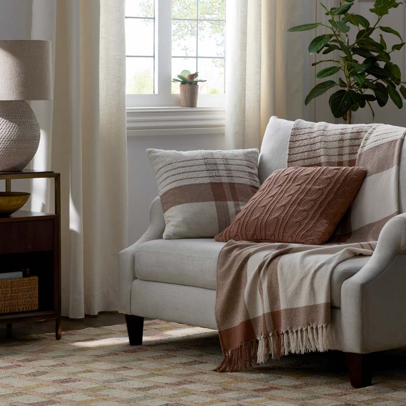 Chunky Cable Knit Decorative Pillow Cover