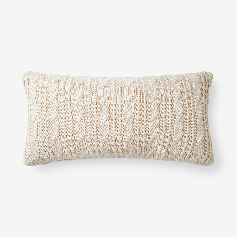 Chunky Cable Knit Decorative Pillow Cover