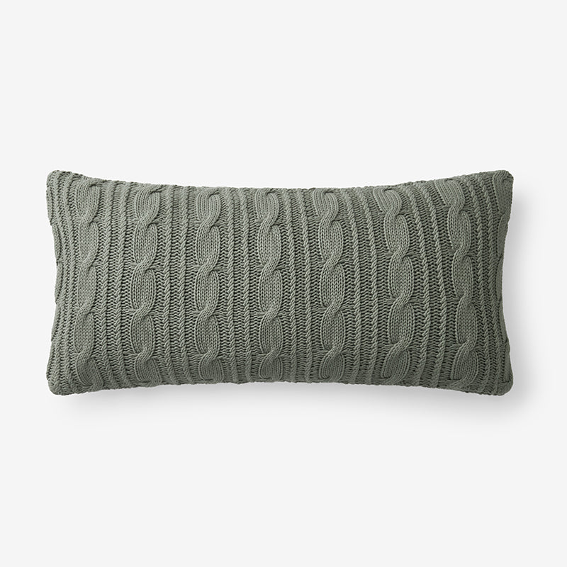 Chunky Cable Knit Decorative Pillow Cover