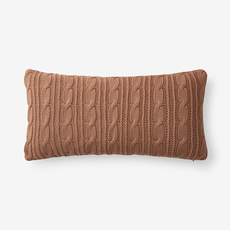 Chunky Cable Knit Decorative Pillow Cover