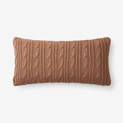 Chunky Cable Knit Decorative Pillow Cover