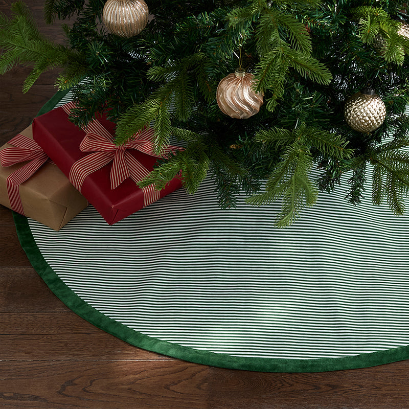 Stripe Dot Reversible Tree Skirt