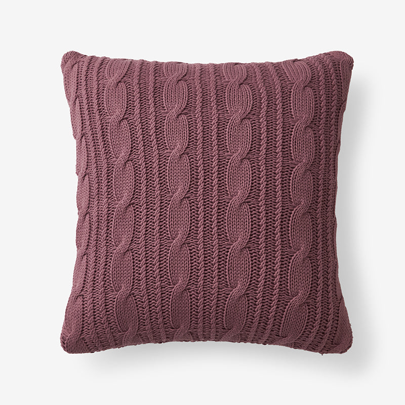 Chunky Cable Knit Decorative Pillow Cover