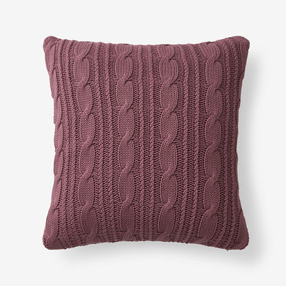 Chunky Cable Knit Decorative Pillow Cover