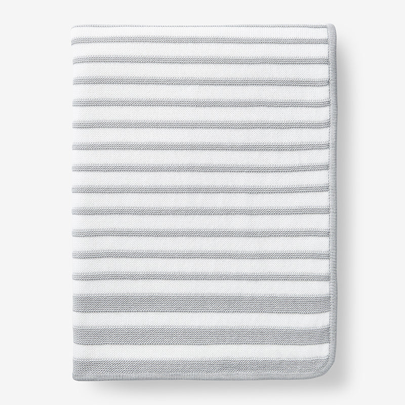 Stripe Knit Baby Blanket