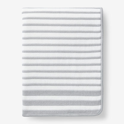 Stripe Knit Baby Blanket