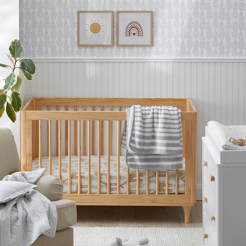 Stripe Knit Baby Blanket