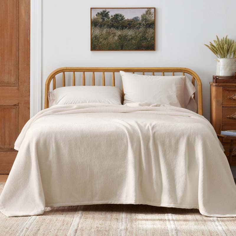 Cotton/Acrylic Fleece Blanket