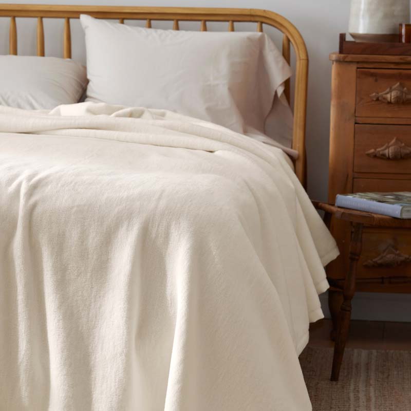 Cotton/Acrylic Fleece Blanket
