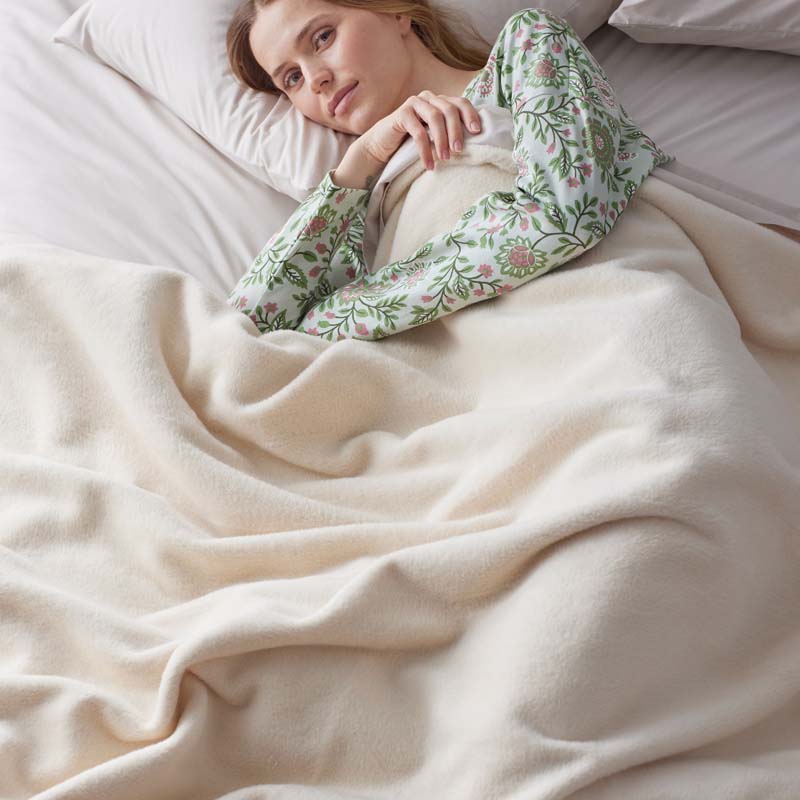 Cotton/Acrylic Fleece Blanket