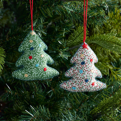 Holiday Chic Reversible Ornaments, Set of 2