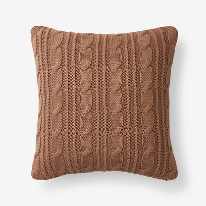 Chunky Cable Knit Decorative Pillow Cover