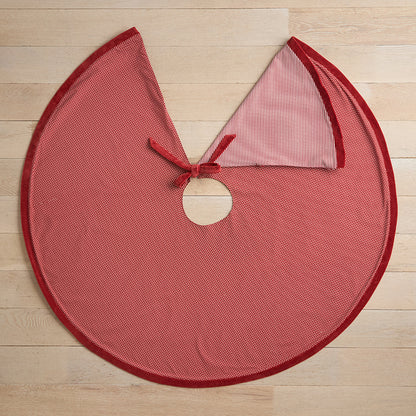 Stripe Dot Reversible Tree Skirt