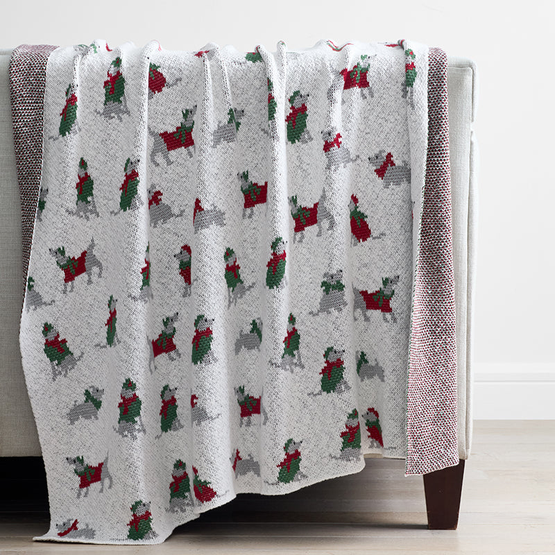 Holiday Knit Throw