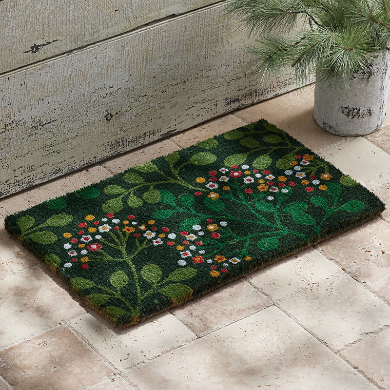 Holiday Coir Door Mat