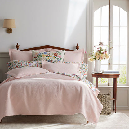 Strawberry Fields Classic Cool Cotton Percale Bed Sheet Set