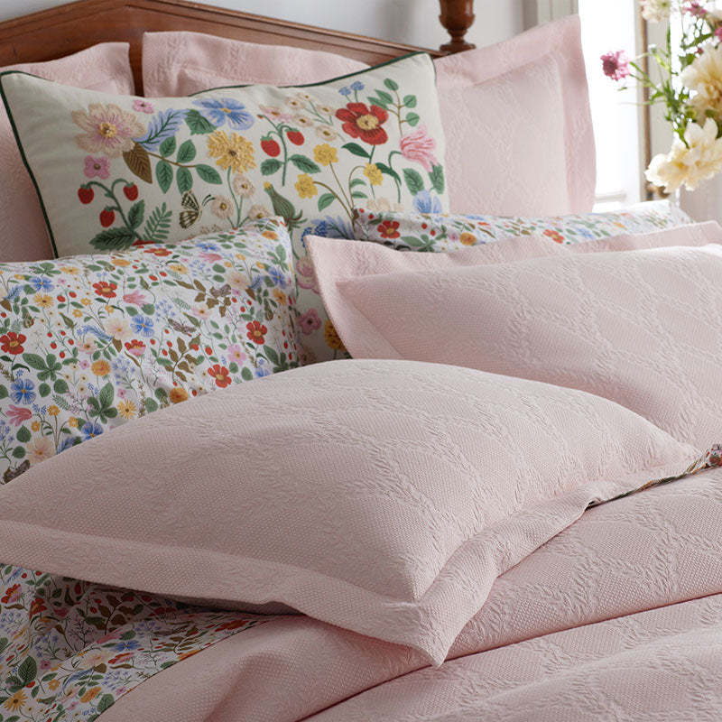 Strawberry Fields Classic Cool Cotton Percale Pillowcase Set