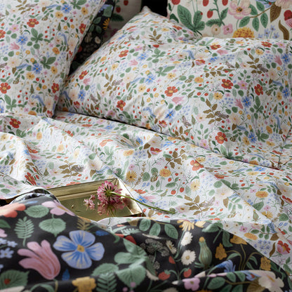 Strawberry Fields Classic Cool Cotton Percale Flat Bed Sheet