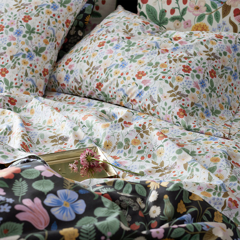 Strawberry Fields Classic Cool Cotton Percale Fitted Bed Sheet