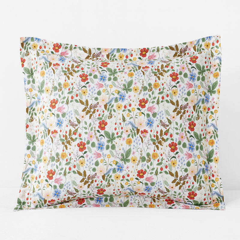 Strawberry Fields Classic Cool Cotton Percale Sham