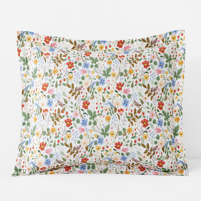 Strawberry Fields Classic Cool Cotton Percale Sham