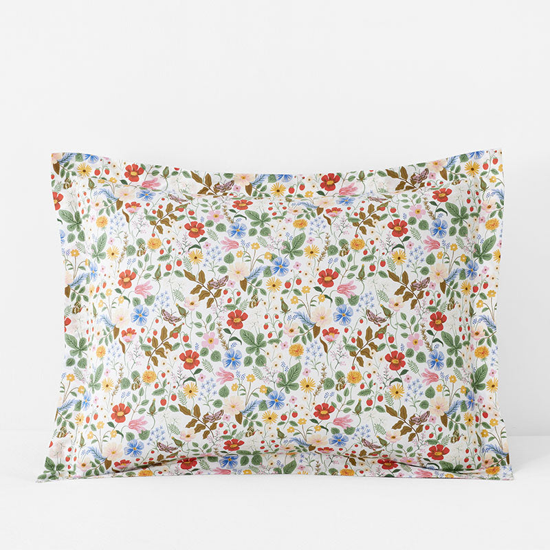 Strawberry Fields Classic Cool Cotton Percale Sham