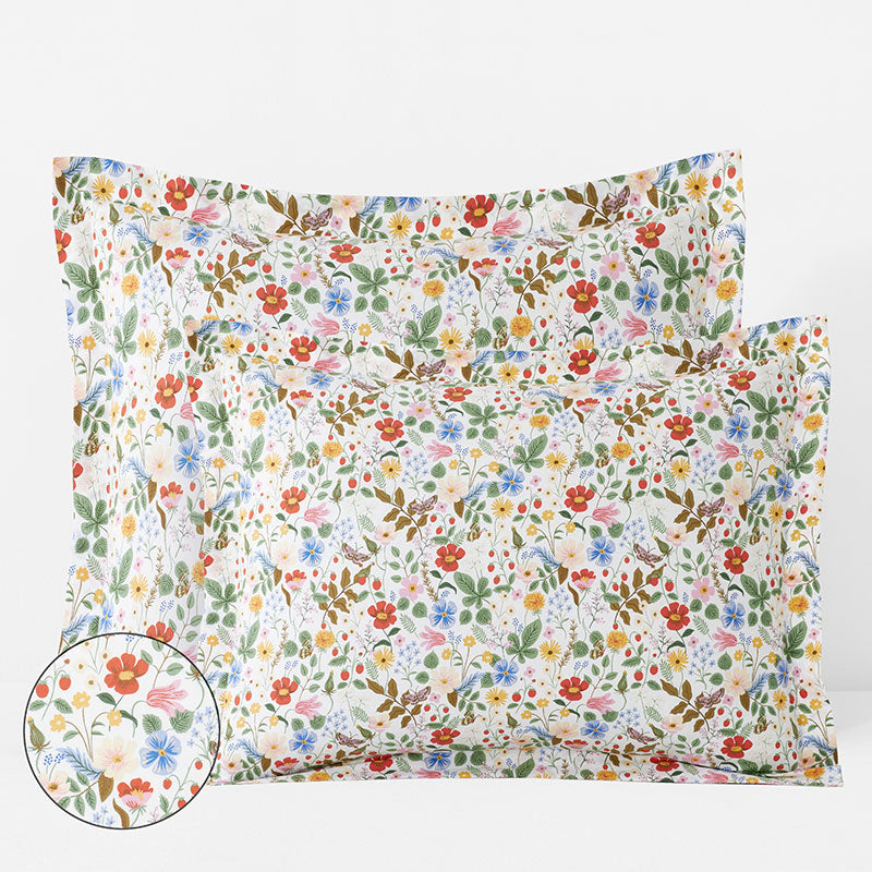 Strawberry Fields Classic Cool Cotton Percale Sham