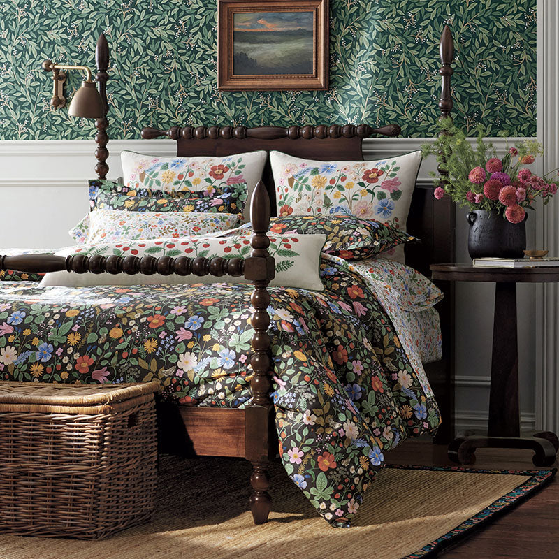 Strawberry Fields Classic Cool Cotton Percale Duvet Cover