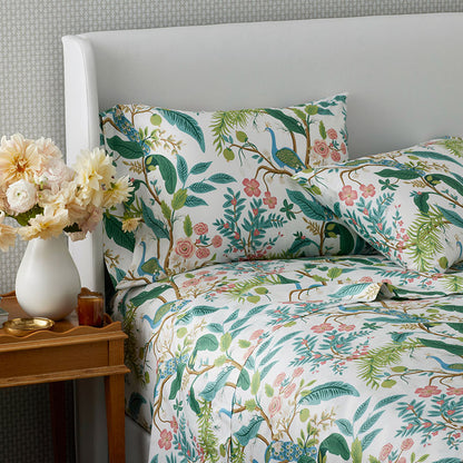 Peacock Classic Smooth Sateen Bed Sheet Set