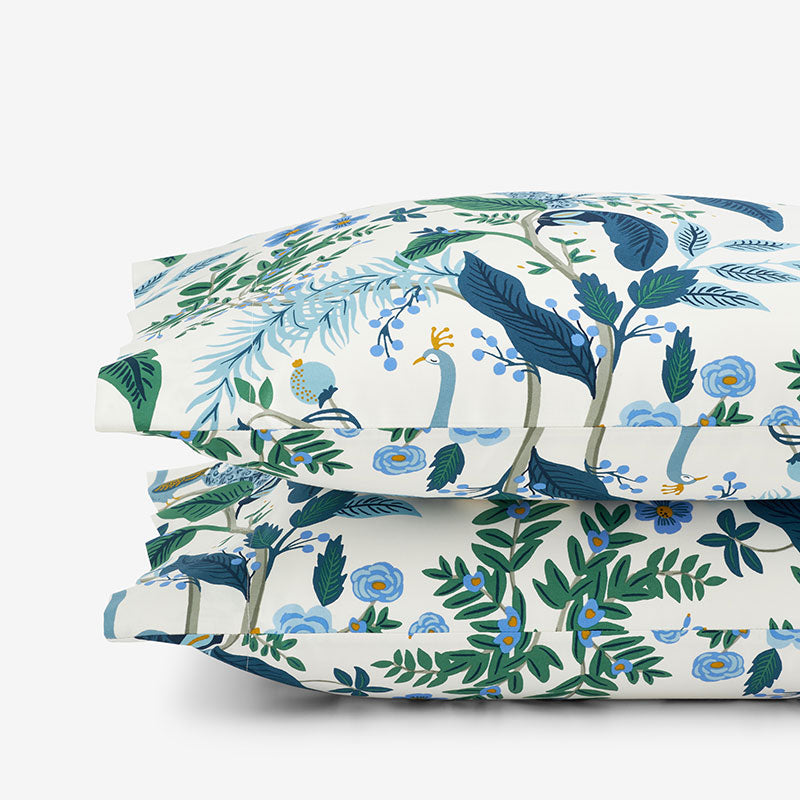 Peacock Classic Smooth Sateen Pillowcase Set