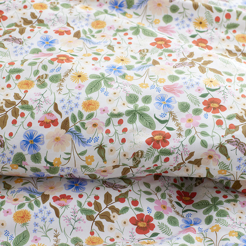 Strawberry Fields Classic Cool Cotton Percale Duvet Cover