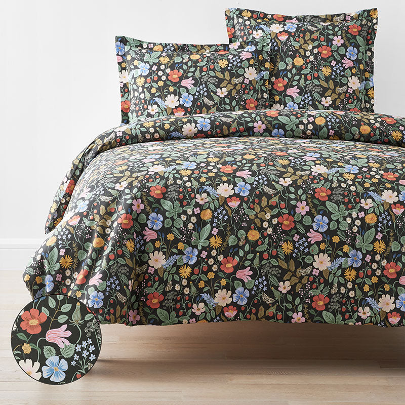 Strawberry Fields Classic Cool Cotton Percale Duvet Cover