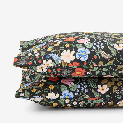 Strawberry Fields Classic Cool Cotton Percale Pillowcase Set