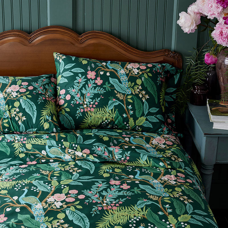 Peacock Classic Smooth Sateen Bed Sheet Set