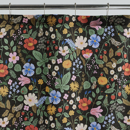 Strawberry Fields Classic Cool Cotton Percale Shower Curtain