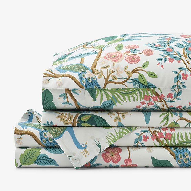 Peacock Classic Smooth Sateen Bed Sheet Set