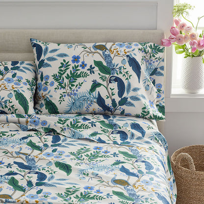 Peacock Classic Smooth Sateen Flat Bed Sheet
