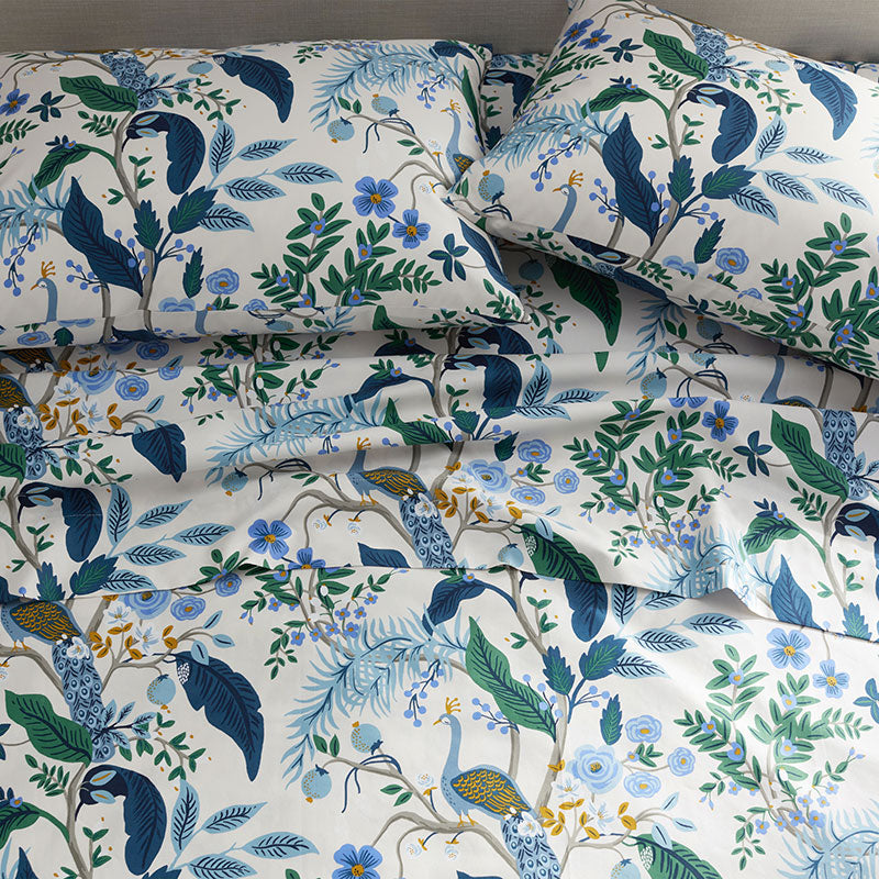 Peacock Classic Smooth Sateen Fitted Bed Sheet
