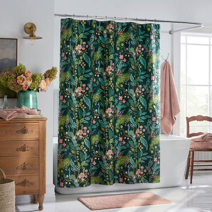 Peacock Classic Smooth Sateen Shower Curtain