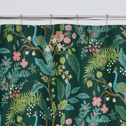 Peacock Classic Smooth Sateen Shower Curtain