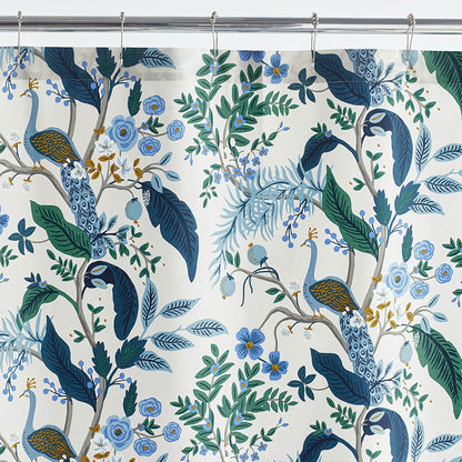 Peacock Classic Smooth Sateen Shower Curtain