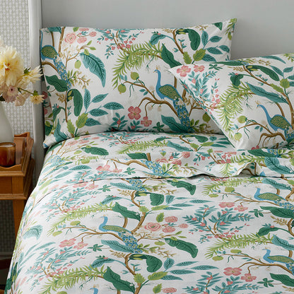 Peacock Classic Smooth Sateen Fitted Bed Sheet