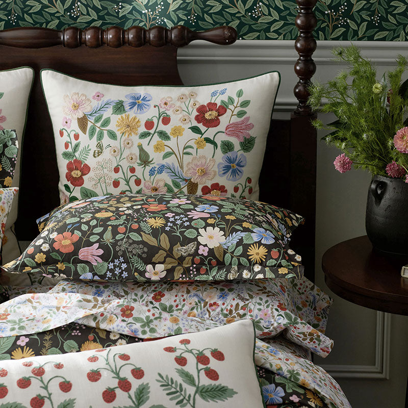 Strawberry Fields Classic Cool Cotton Percale Duvet Cover