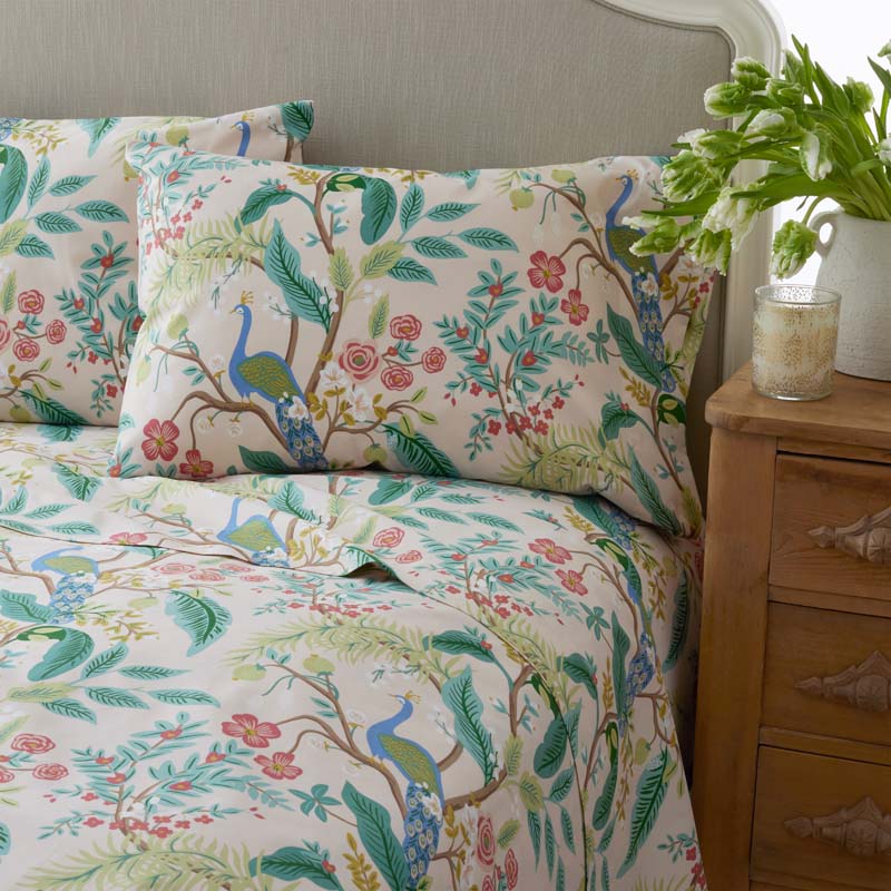 Peacock Classic Smooth Sateen Bed Sheet Set