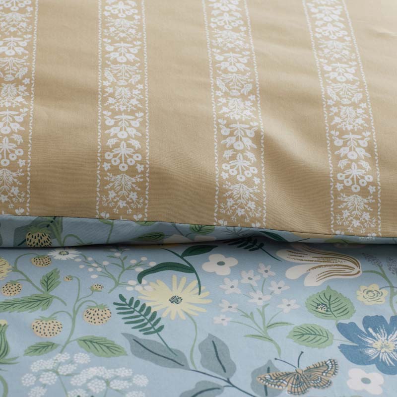 Strawberry Fields Classic Cool Cotton Percale Pillowcase Set