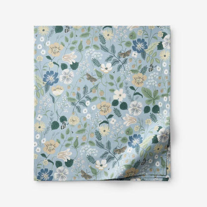 Strawberry Fields Classic Cool Cotton Percale Flat Bed Sheet