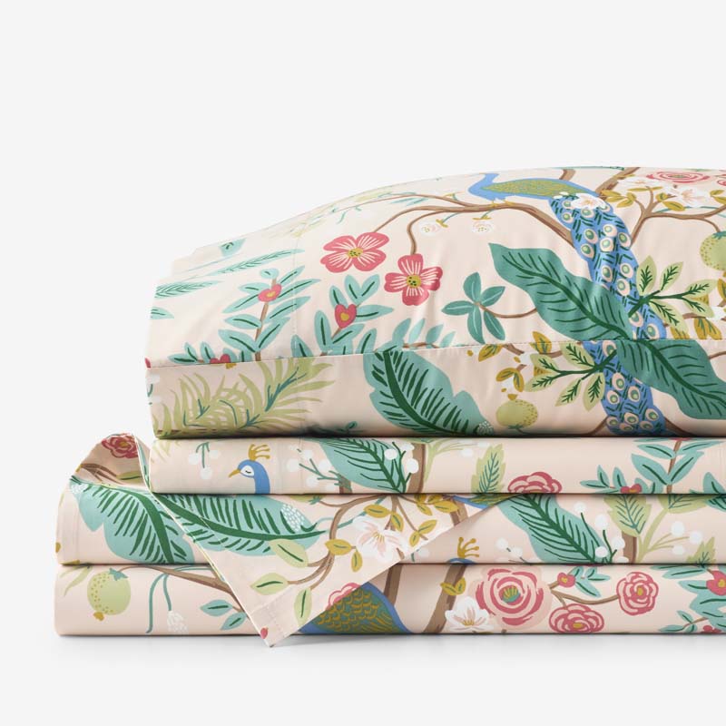 Peacock Classic Smooth Sateen Bed Sheet Set